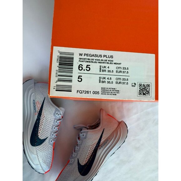 6.5 WOMEN'S NIKE PEGASUS PLUS GHOST BLUE FQ7261-005 RUNNING SNEAKERS LIGHTWEIGHT - Picture 7 of 8